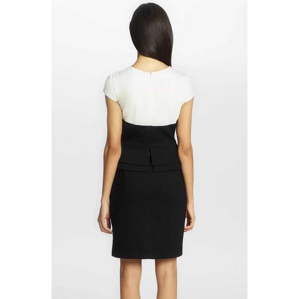 Cynthia Steffe White Black Emily Ponte Peplum Dre… - image 2