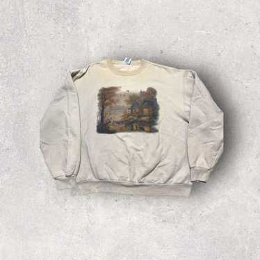 Jerzees × Vintage Vintage nature sweatshirt - image 1