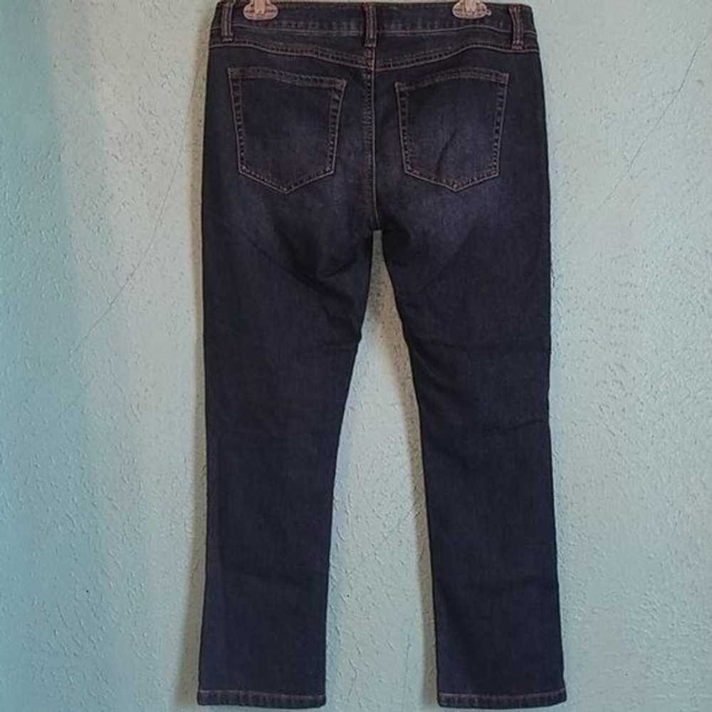 Other CAbi Blue Jeans Denim New Crop Pants Women'… - image 7