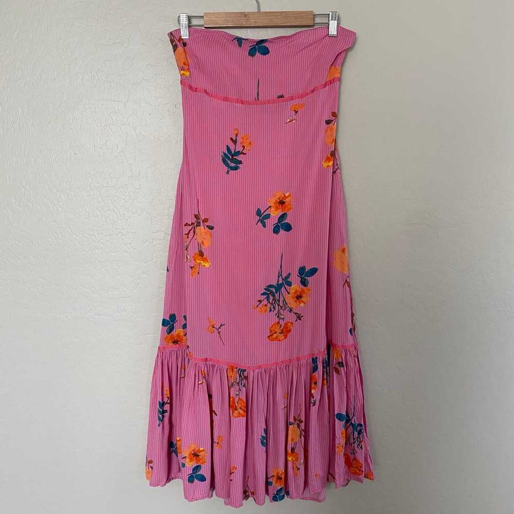 Free People Rosie Posie Midi Dress Womens Medium … - image 2