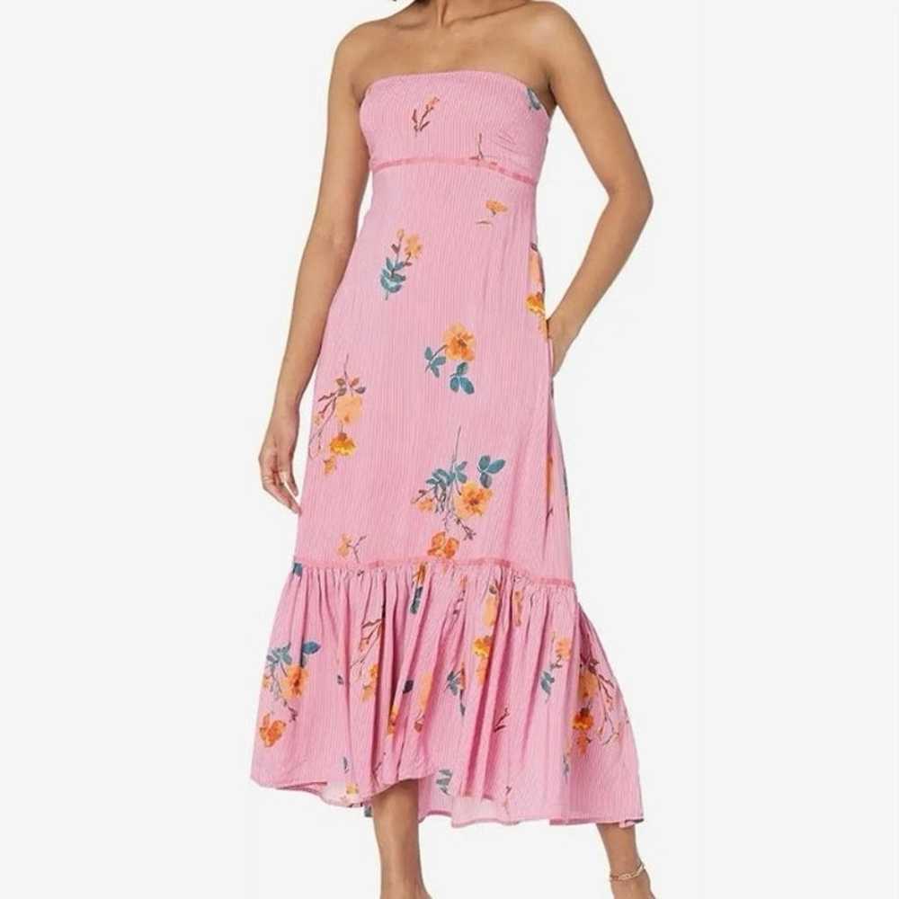 Free People Rosie Posie Midi Dress Womens Medium … - image 7