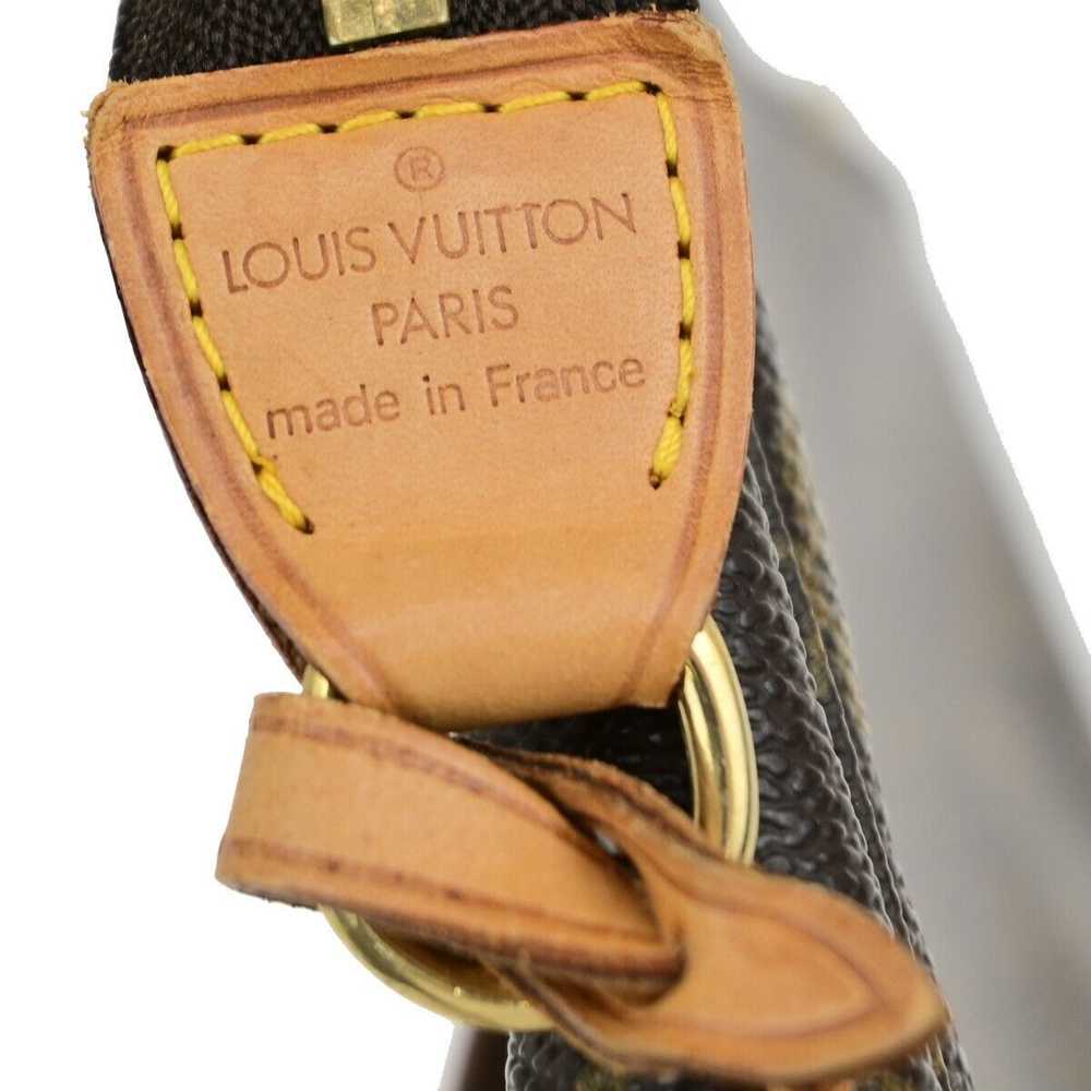 Louis Vuitton Pochette Accessoire Brown Canvas Cl… - image 11