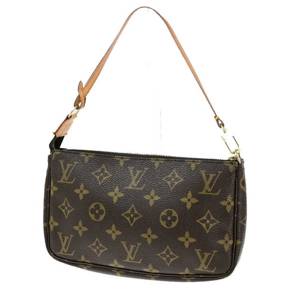 Louis Vuitton Pochette Accessoire Brown Canvas Cl… - image 1