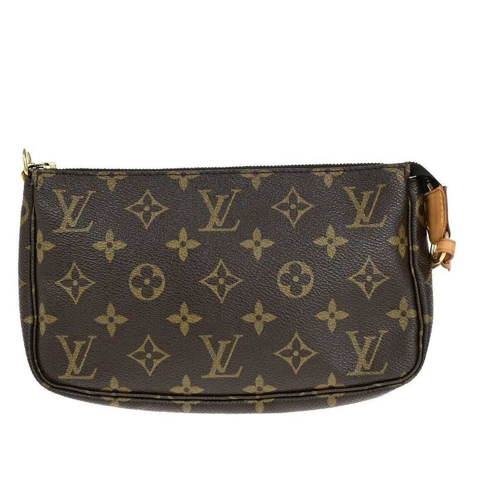 Louis Vuitton Pochette Accessoire Brown Canvas Cl… - image 2