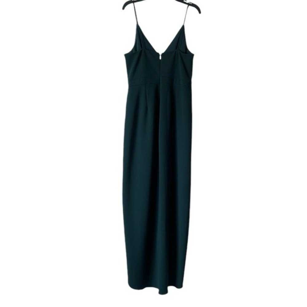 BHLDN Caron Green Spaghetti Strap V-Neck Midi Dre… - image 6