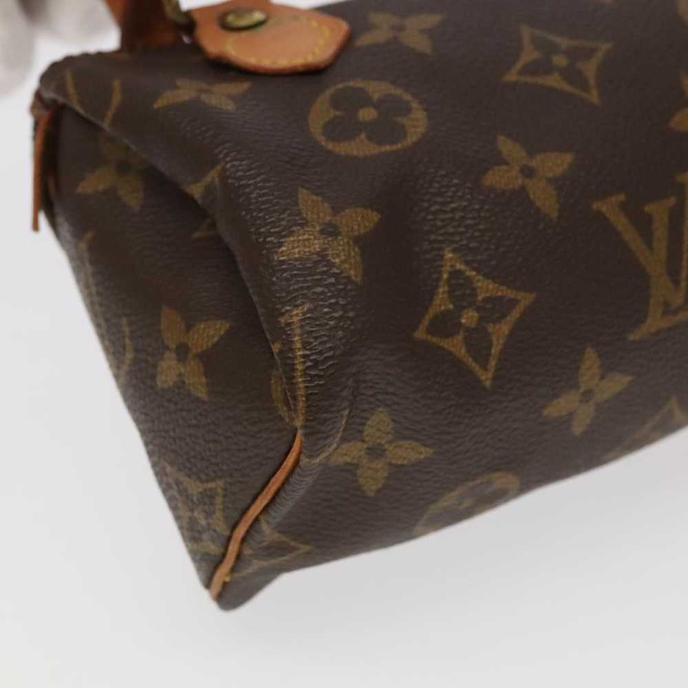 Louis Vuitton Mini Speedy Brown Canvas Handbag (P… - image 11