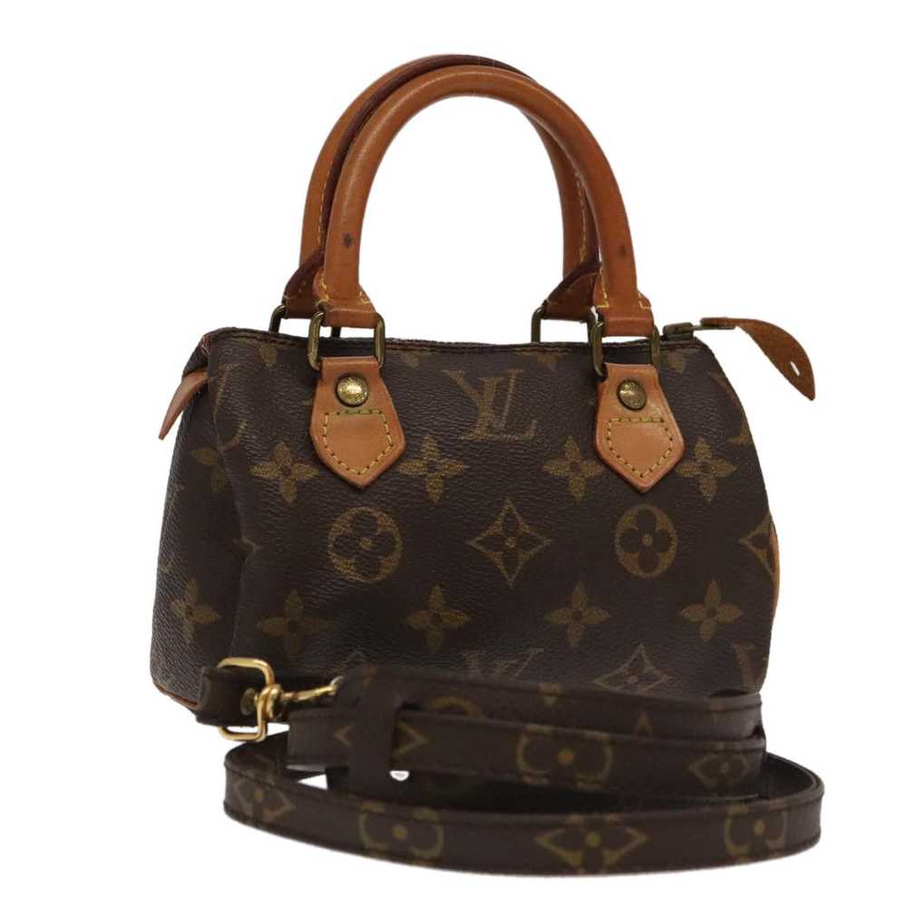 Louis Vuitton Mini Speedy Brown Canvas Handbag (P… - image 1