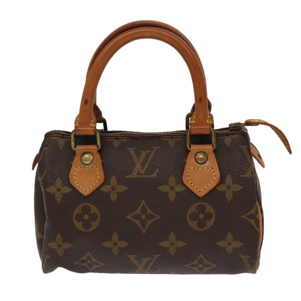 Louis Vuitton Mini Speedy Brown Canvas Handbag (P… - image 2