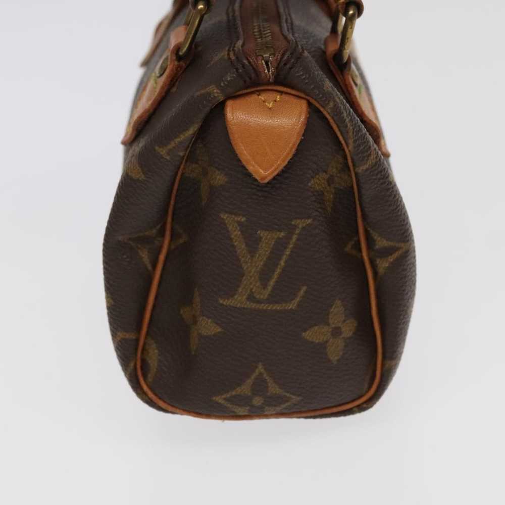 Louis Vuitton Mini Speedy Brown Canvas Handbag (P… - image 5