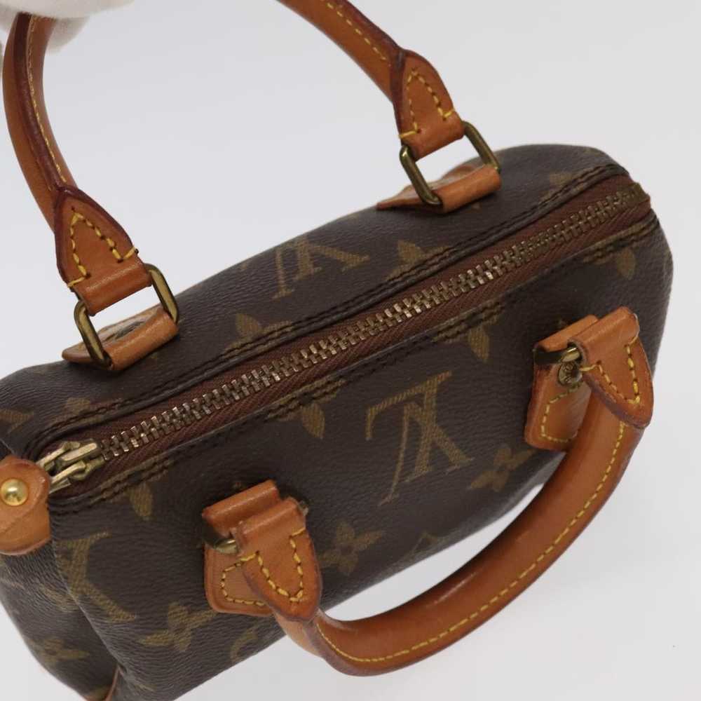 Louis Vuitton Mini Speedy Brown Canvas Handbag (P… - image 6