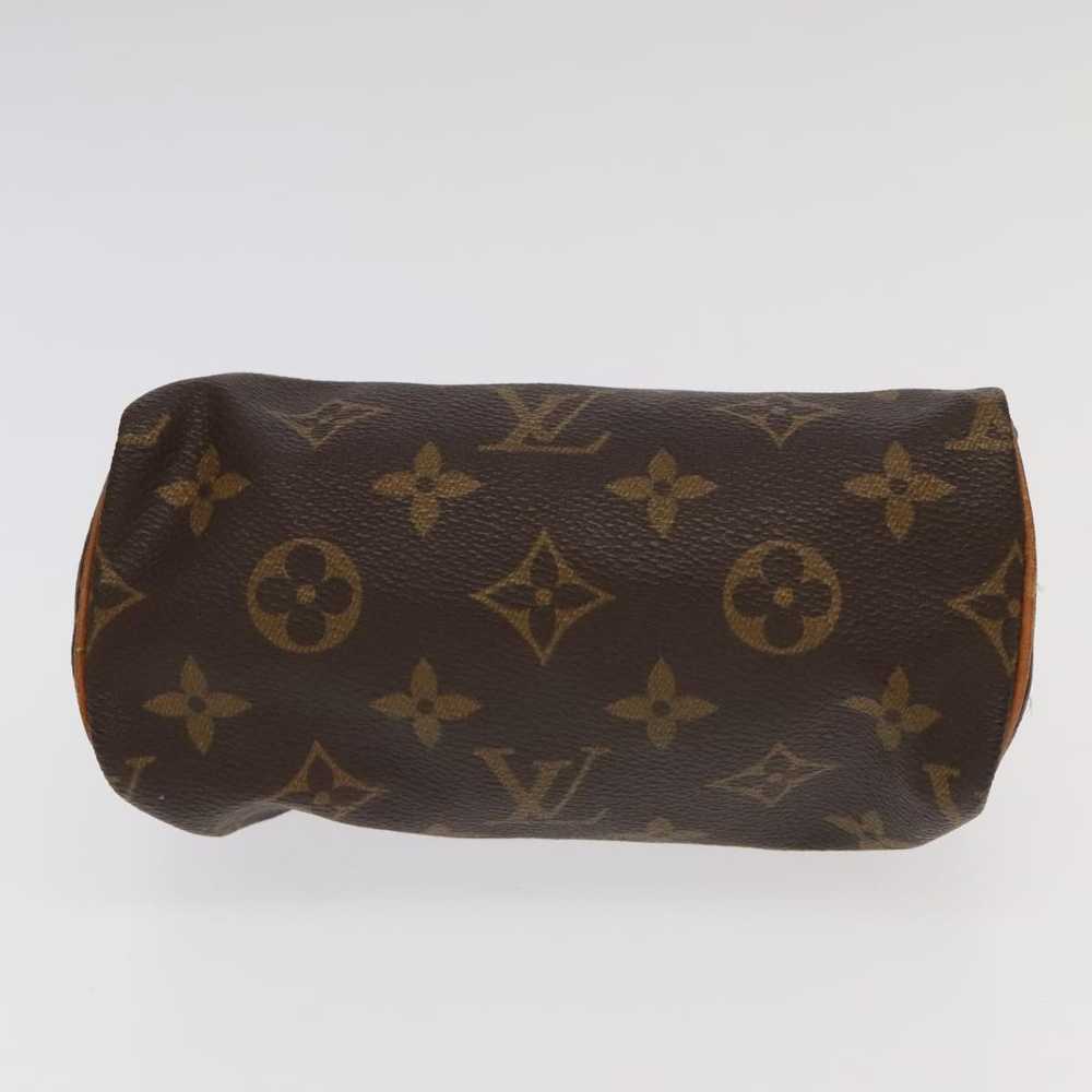 Louis Vuitton Mini Speedy Brown Canvas Handbag (P… - image 9