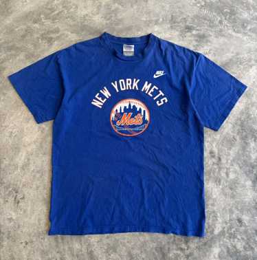 Nike × Streetwear × Vintage Nike New York METS bl… - image 1