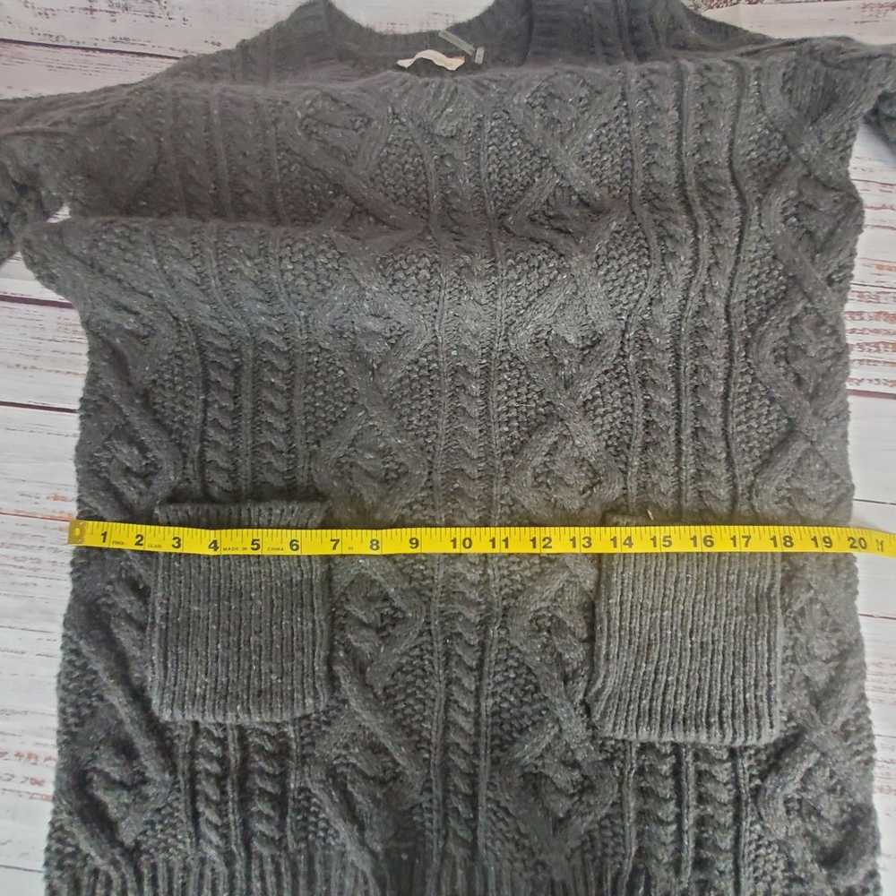 Soft Surroundings Wool Blend  Cable Knit Tunic Ov… - image 10