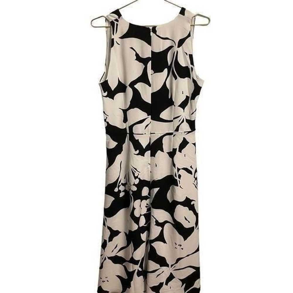 Ann Taylor Floral Shadow Sleeveless Wrap Dress Si… - image 7