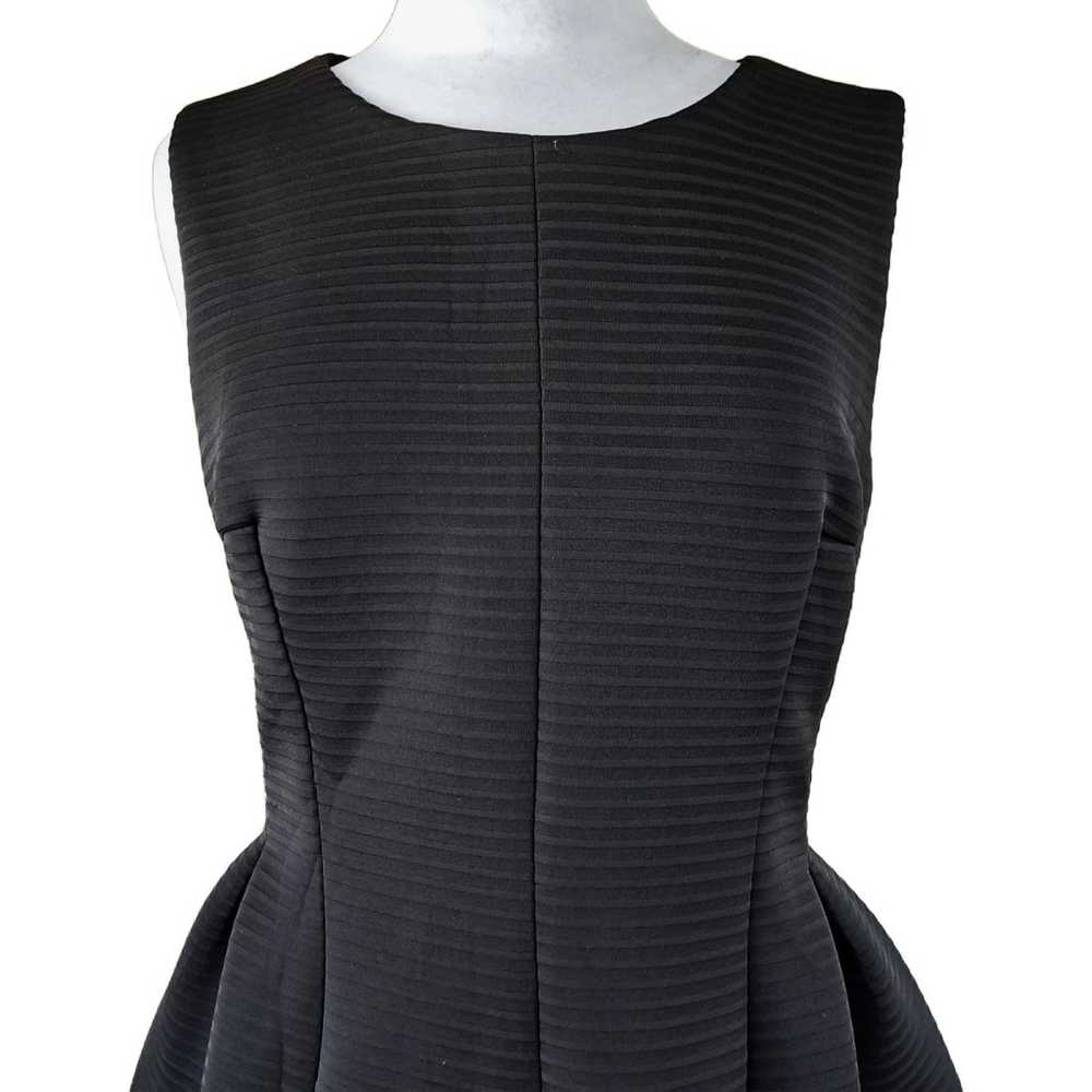 Calvin Klein Black Stripe Structured Fit & Flare … - image 2