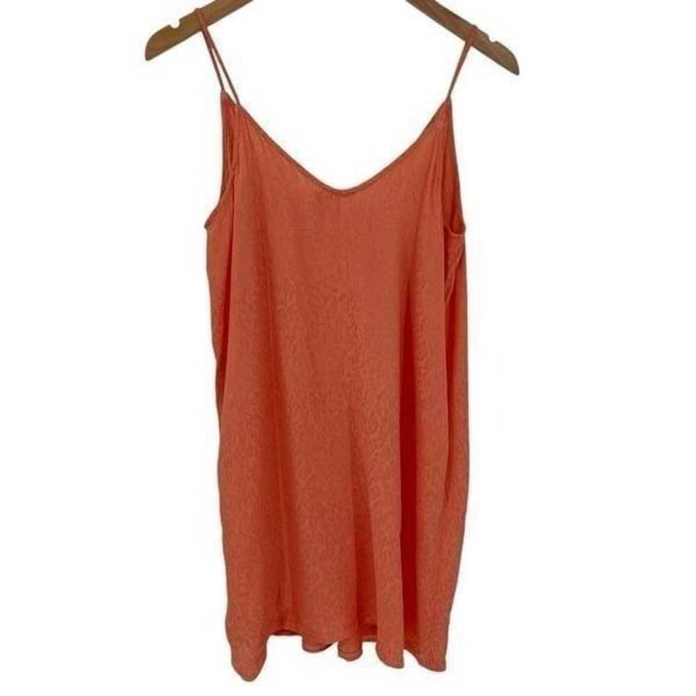 Nation LTD V-Back Penelope Mini Slip Dress Sleeve… - image 4