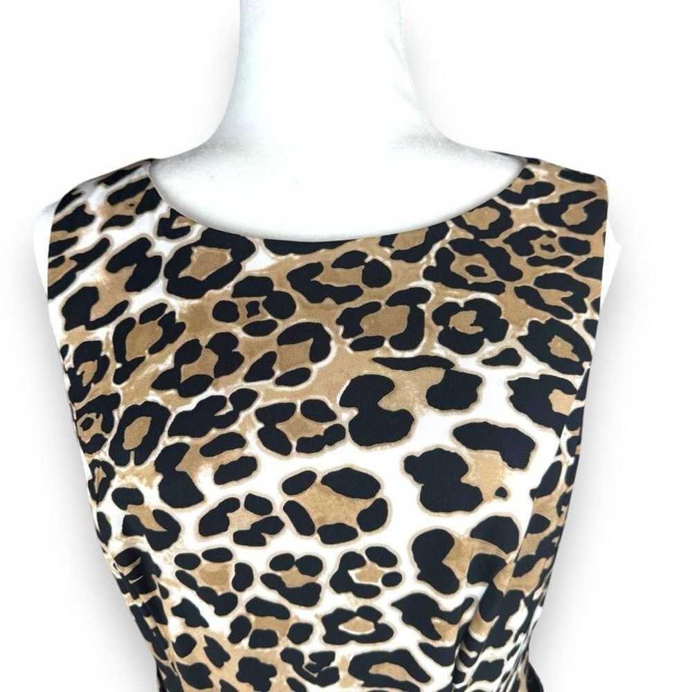 Cache Dress Size 8 Leopard Animal Print Glam Rock… - image 2