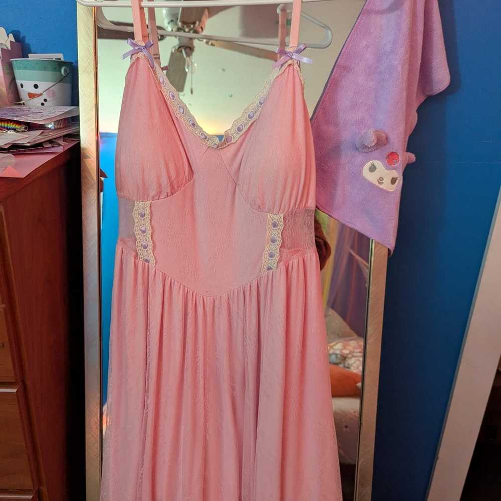 MyViolet Dear Diary Slip Dress Pink 2XL - image 1