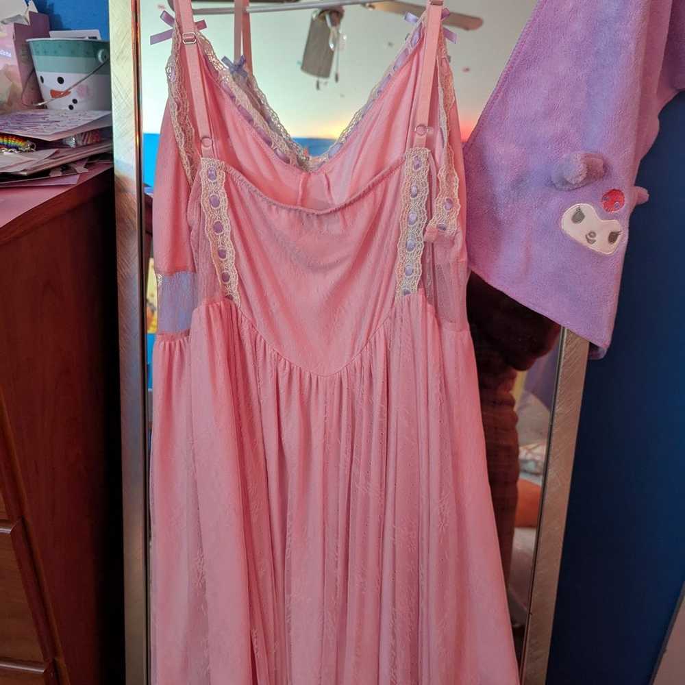 MyViolet Dear Diary Slip Dress Pink 2XL - image 2