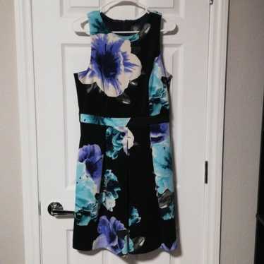 Vince Camuto Floral Fit & Flare Dress size 8 - image 1