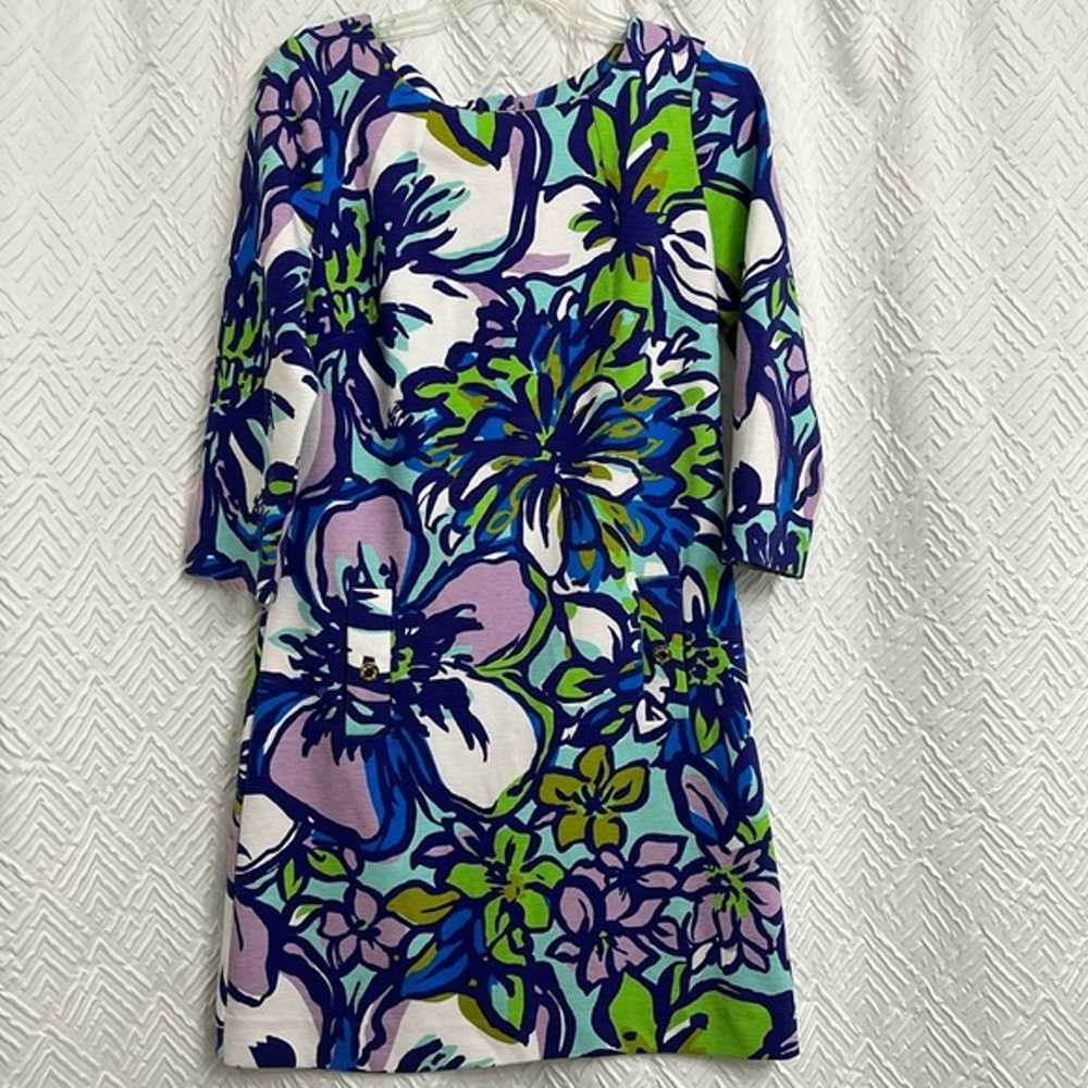 Lilly Pulitzer Charlene Dress Spectrum Blue Lilac… - image 4