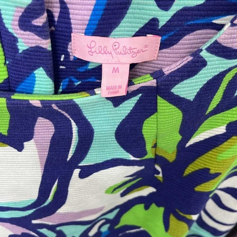 Lilly Pulitzer Charlene Dress Spectrum Blue Lilac… - image 6