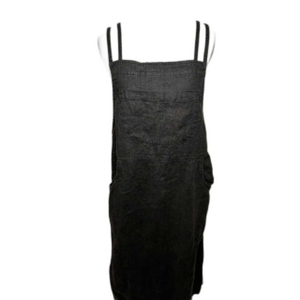 Chico's Private Edition Vintage Linen Overall Dre… - image 1