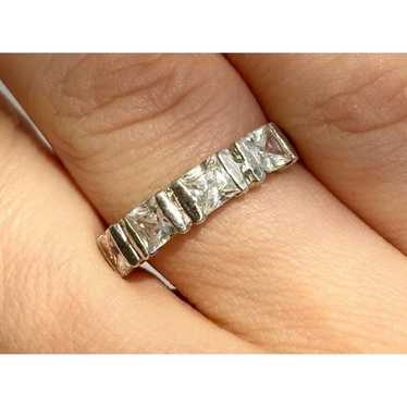 Vintage 4 Rectangular Cubic Zirconia Minimalist St