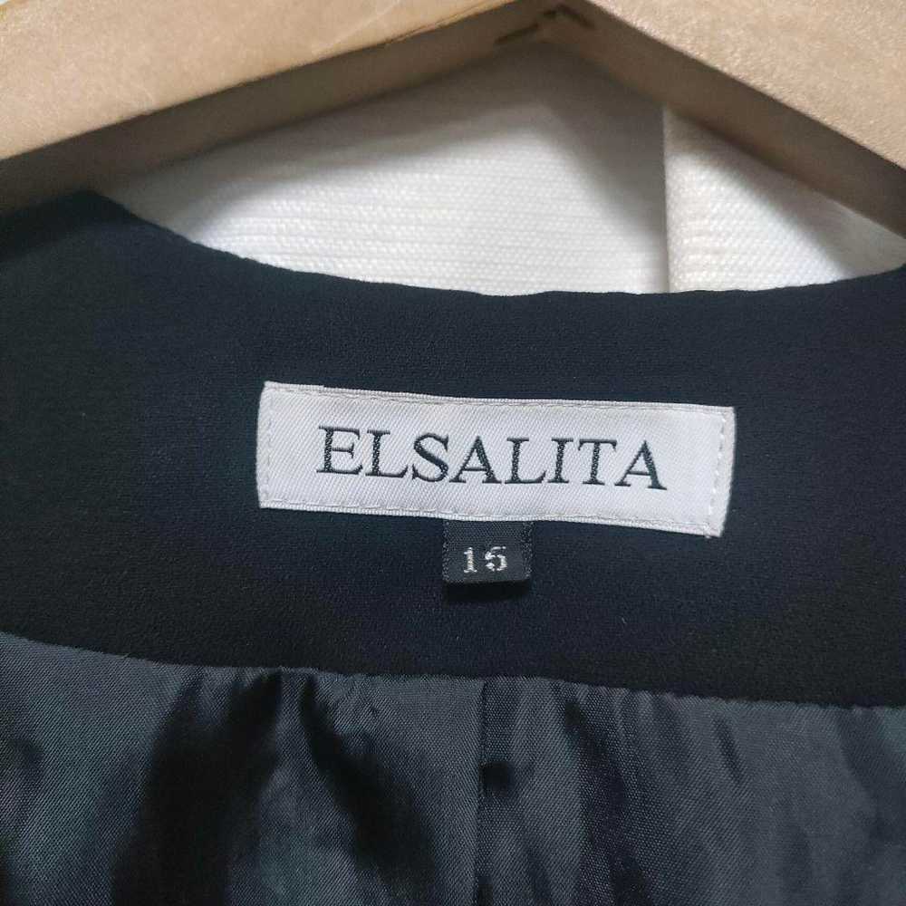 【Excellent Condition】ELSALITA Black Formal Dress … - image 12