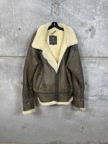 Alpha Industries × B 3 Alpha Industries B-3 Leathe