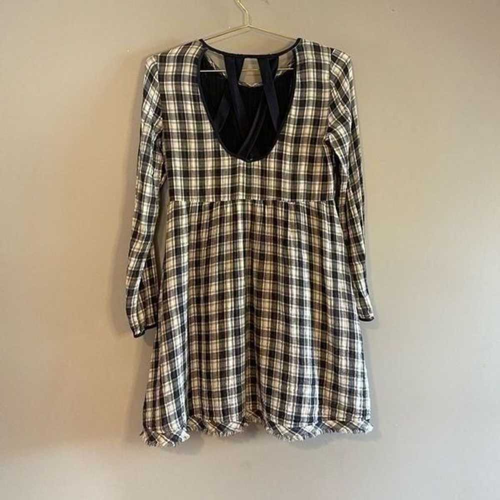 Anthropologie Paper Crane Mad for Plaid Long Slee… - image 3