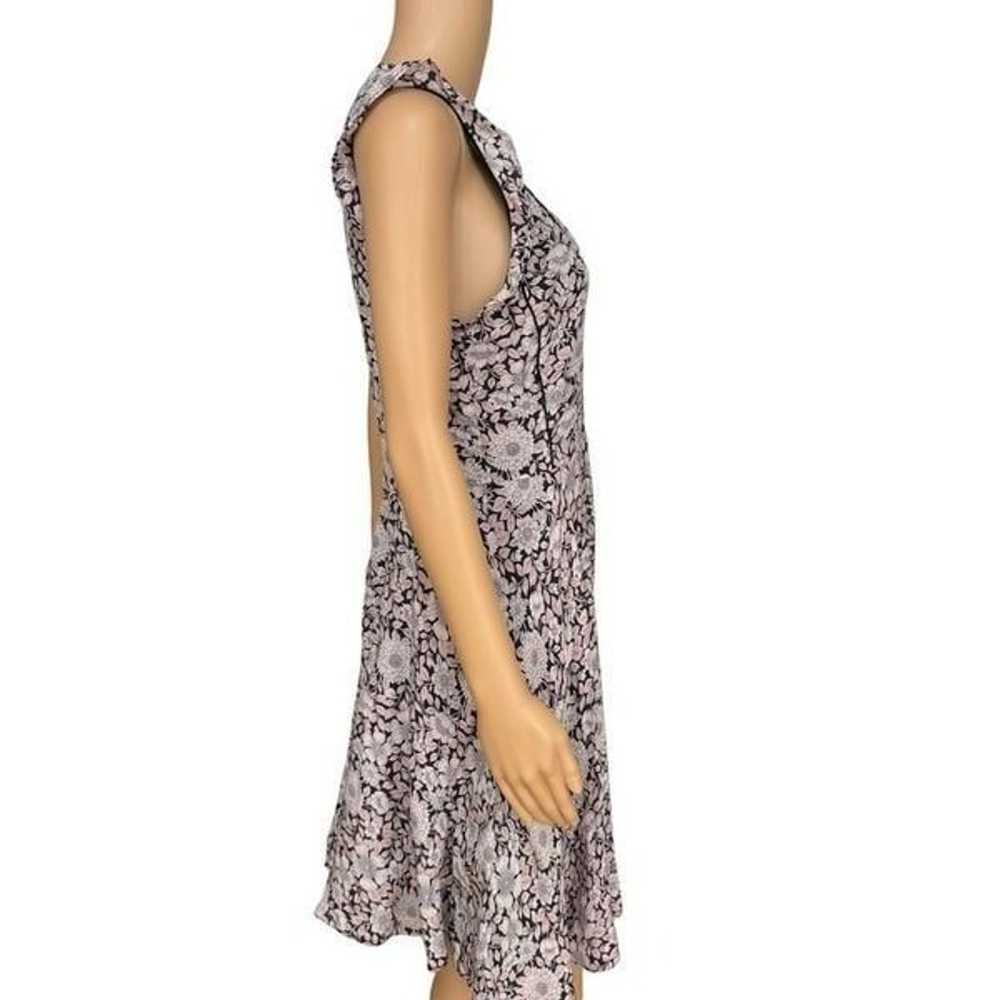 Rebecca Taylor floral 100% silk dress size 4 - image 2