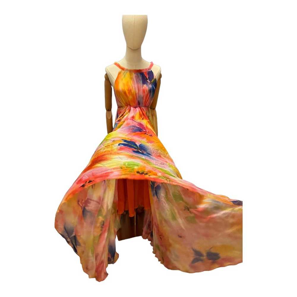 Floral Medeshe Chiffon Flowy sleevless maxi summe… - image 11