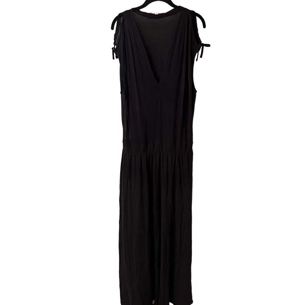 & Other Stories Black Sleeveless V-Neckline Maxi … - image 1