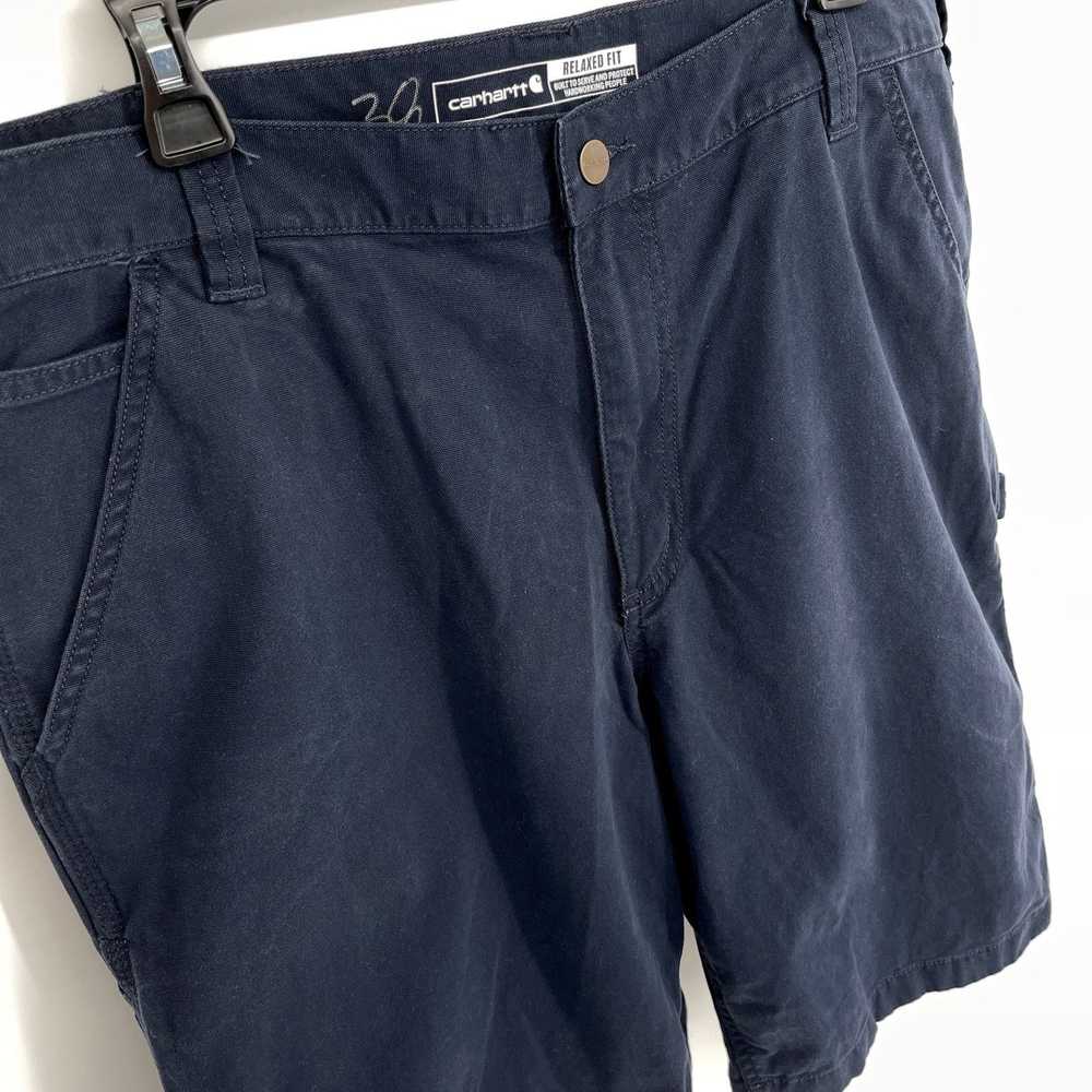 Carhartt Carhartt Shorts Mens Sz 38 Blue Utility … - image 2