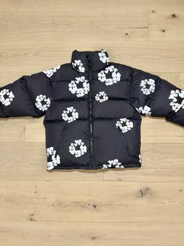 DENIM TEARS Denim Tears Black Cotton Wreath Puffer