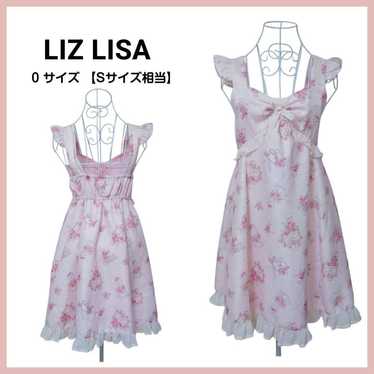 LIZ LISA Floral Rose Jumper Dress Pink S