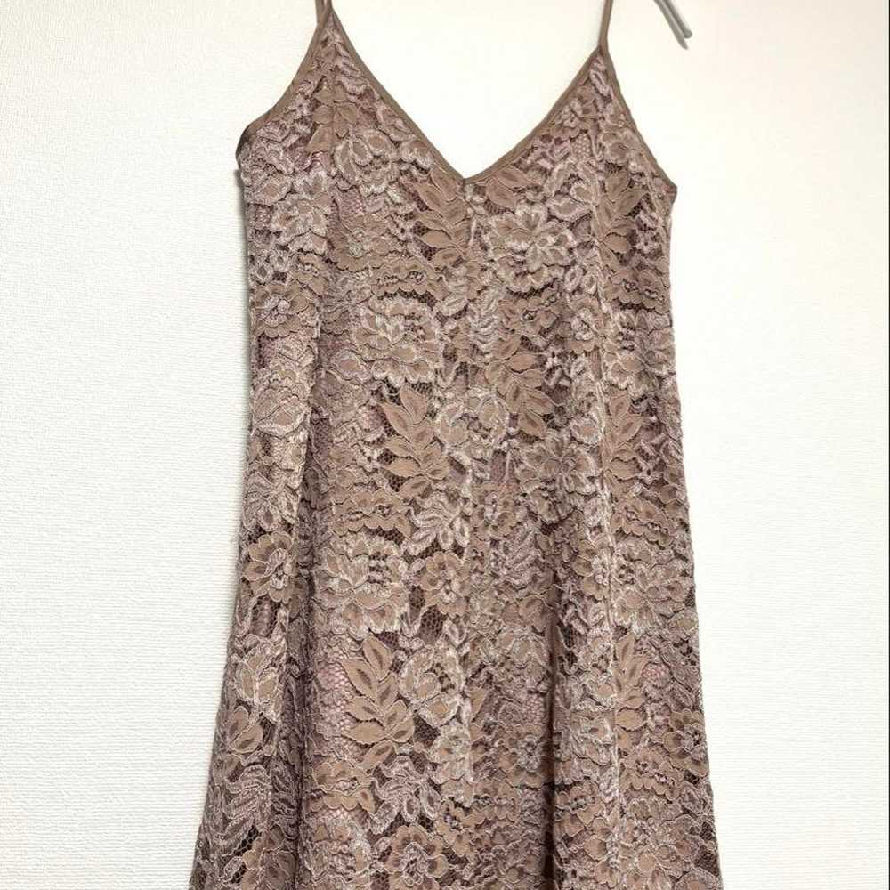 Rirandture Landture Camisole One-Piece Lace Mocha - image 4