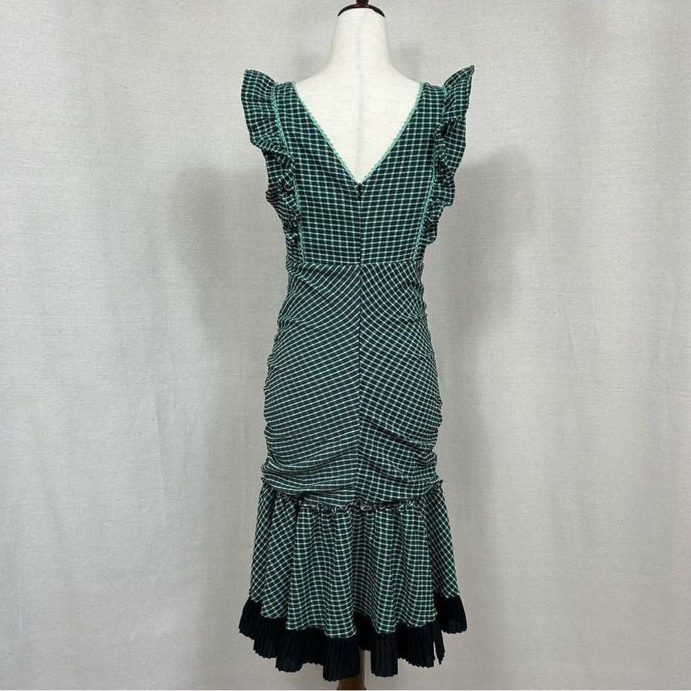 Betsey Johnson Women's Black and Green Dress - image 4