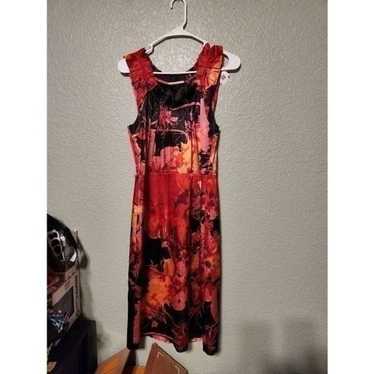 T Tahari size 10 red dress