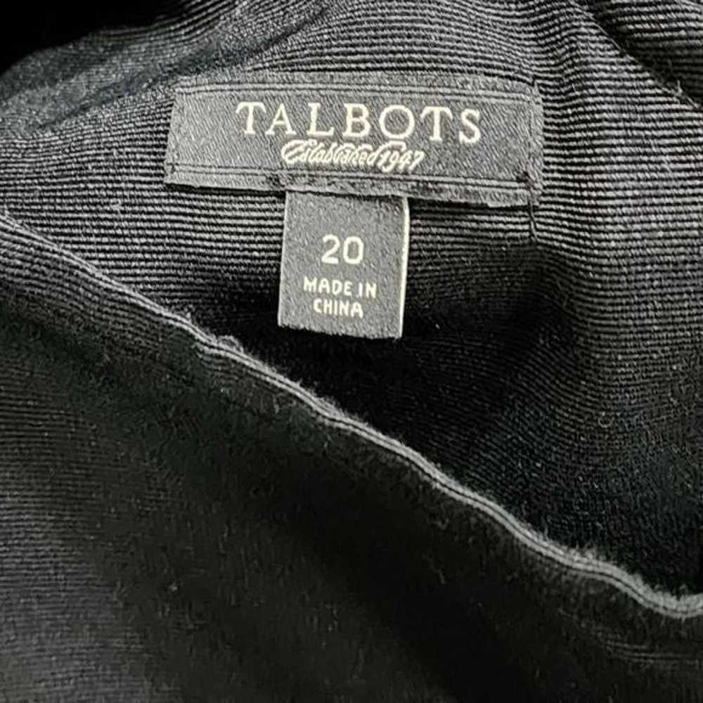 Talbots black waist detail sheath dress plus size… - image 5