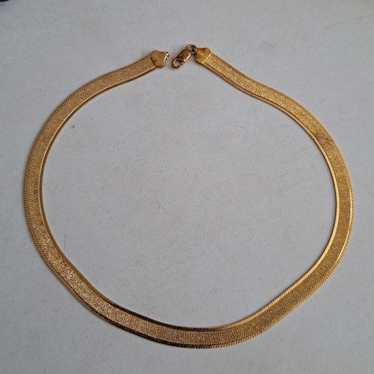 Gold Italy 925 Necklace Vintage