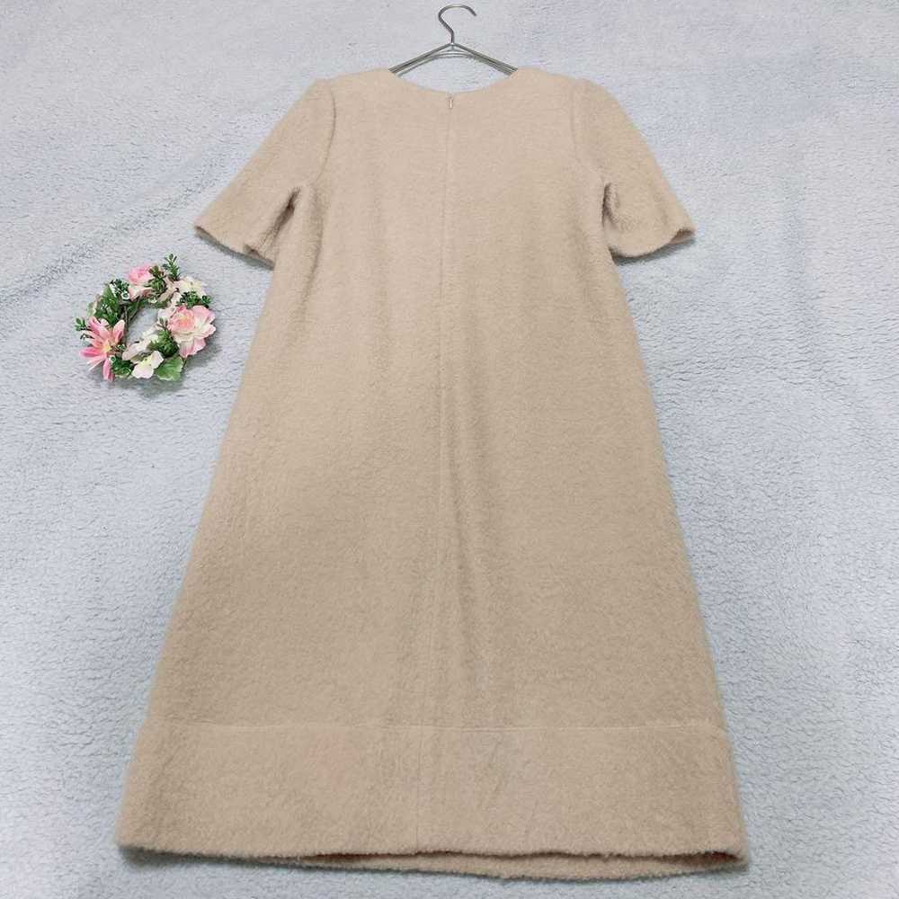 【ICB】Short Sleeve Knit Dress Wool Blend Fluffy - image 6