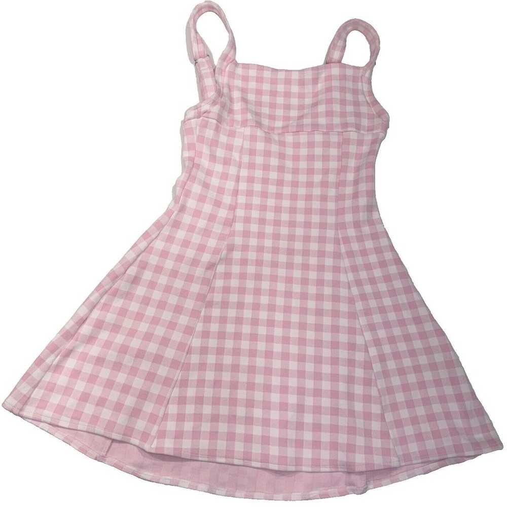 Frankies Bikinis Preppy Pink Designer Y2K Gingham… - image 2