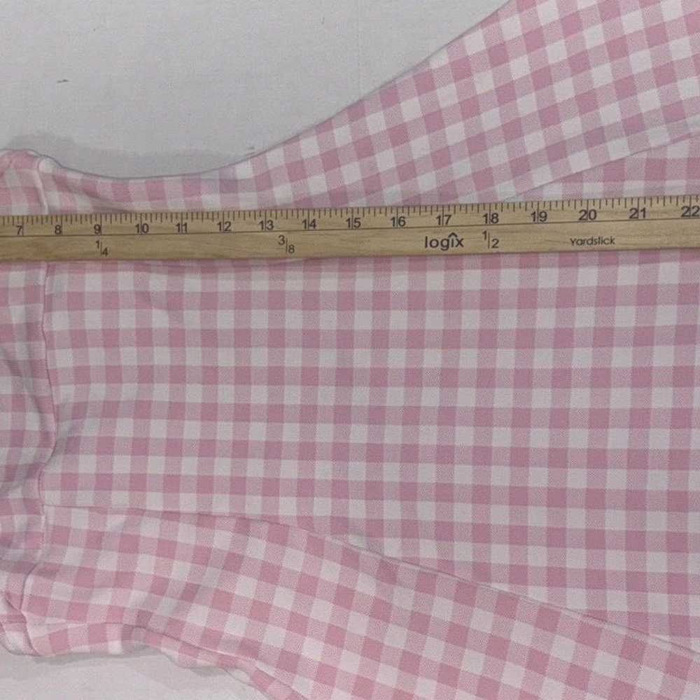 Frankies Bikinis Preppy Pink Designer Y2K Gingham… - image 7