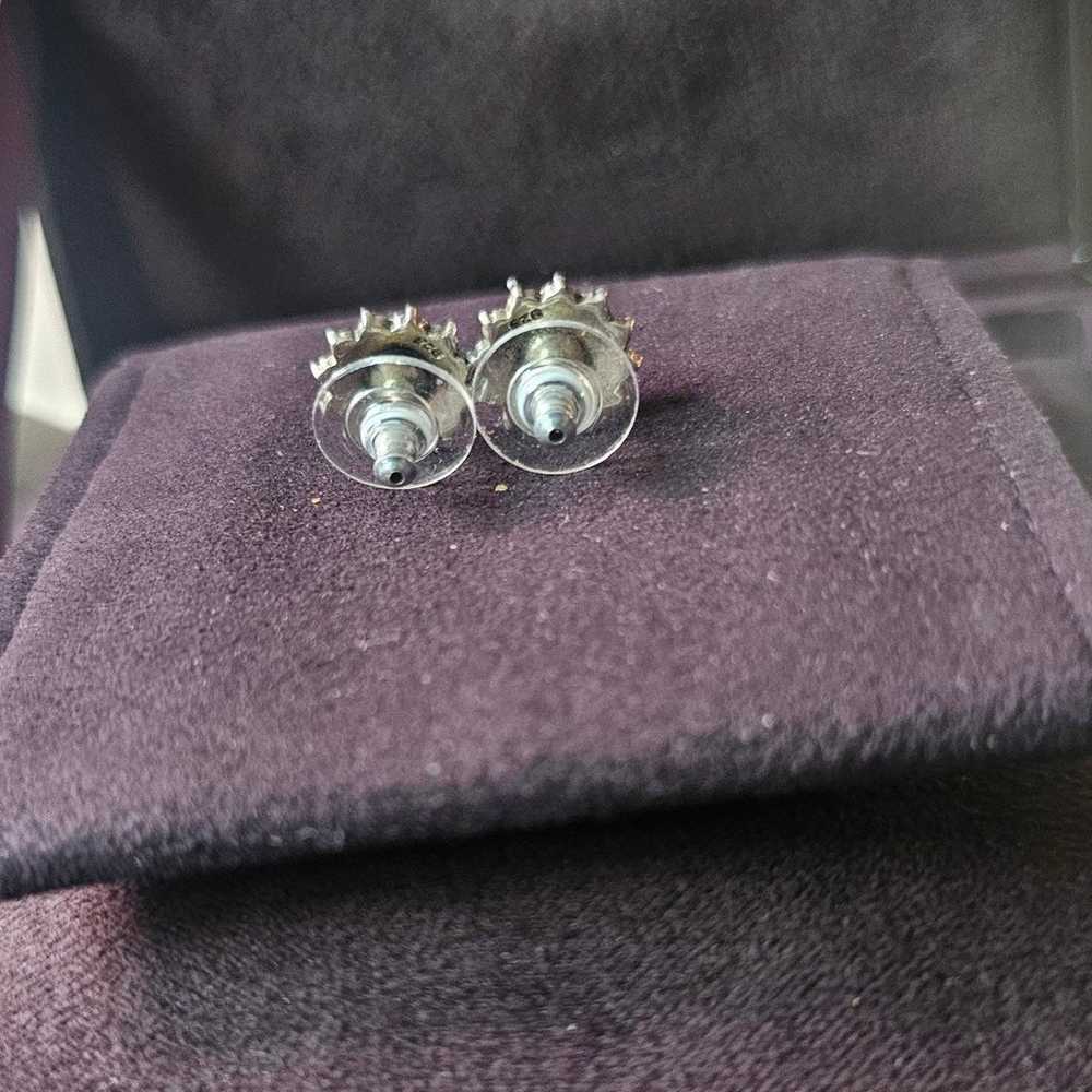 925 Sterling Silver Pearl Stud earrings. - image 7