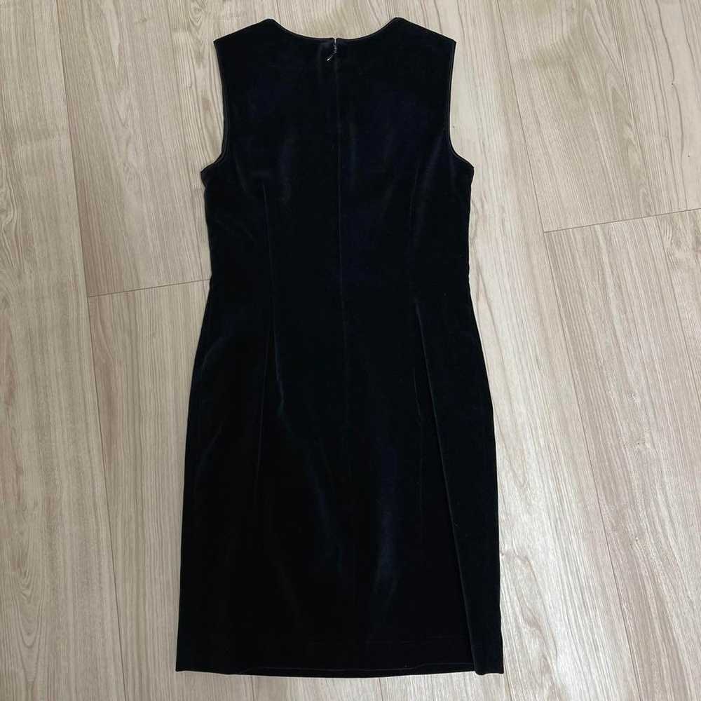 Burberry Blue Label Velvet One-Piece Dress Black … - image 2