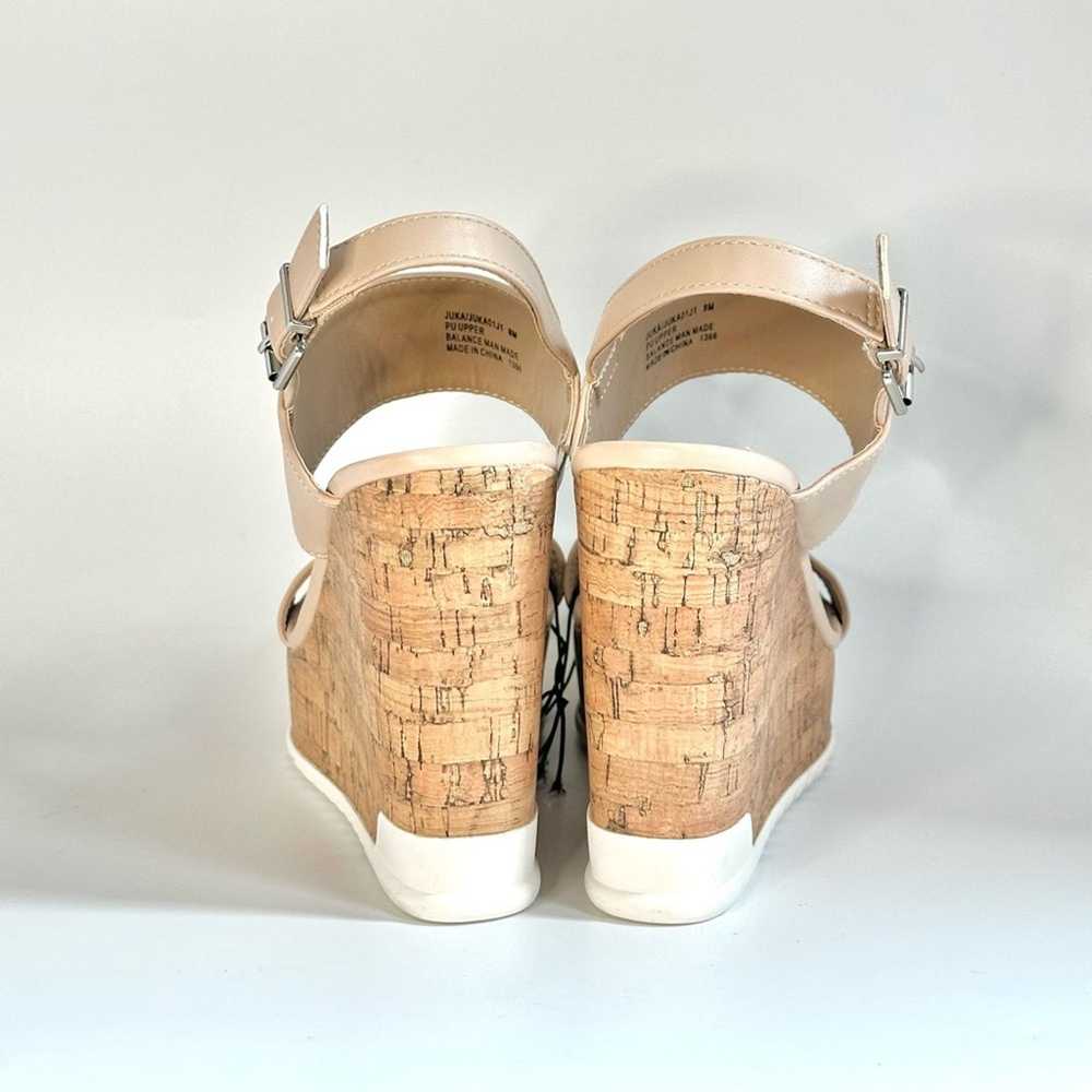 Madden New Madden Girl Juka Tan Strap Cork Wedges - image 2