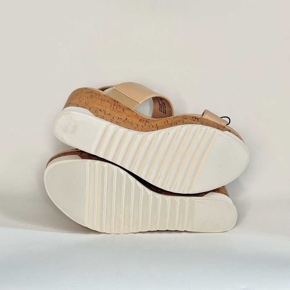 Madden New Madden Girl Juka Tan Strap Cork Wedges - image 3