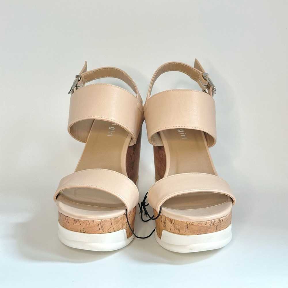 Madden New Madden Girl Juka Tan Strap Cork Wedges - image 4